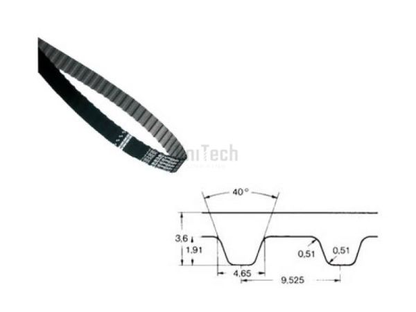 Ремень зубчатый L  767 (z=205) Bando