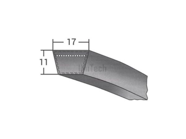 Ремень клиновой 17/B  3340 Ld 3369 La 3300 Li (129.9") CN