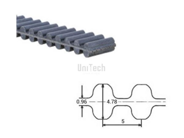 Ремень зубчатый D-STD-S5M  670 (Z=134) Bando