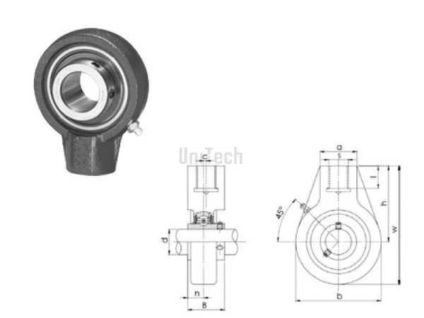 Подшипниковый узел UCHA 204 CRAFT