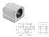 Линейный подшипниковый блок 12-SMA-UU (d=12mm BxC=30,5x26mm) MTM