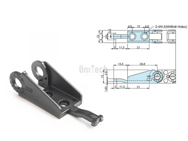 Кабелеукладчик CPS015.06 (CPS-TEB015.06) конечный элемент (комплект 2 штуки)