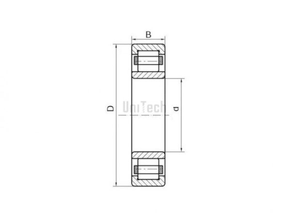 Подшипник NU 205 (32205) CRAFT