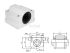 Линейный подшипниковый блок 10-SC-UU (d=10mm BxC=28x21mm) CN