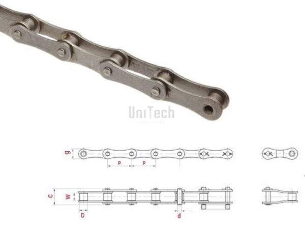 212A Цепь с двойным шагом Vision