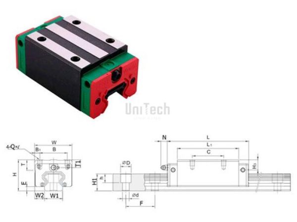 Каретка HGH35CA-Z0-C HIWIN