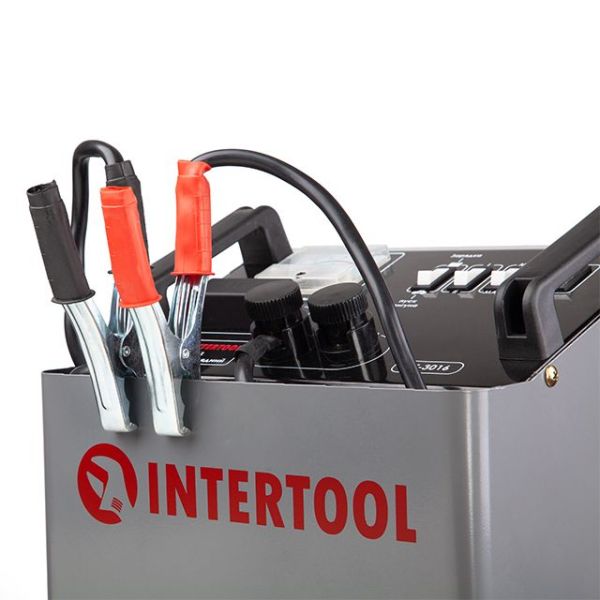 Пускозарядний пристрій 12 В - 24 В, 300 А, 1.2 кВт INTERTOOL AT-3016