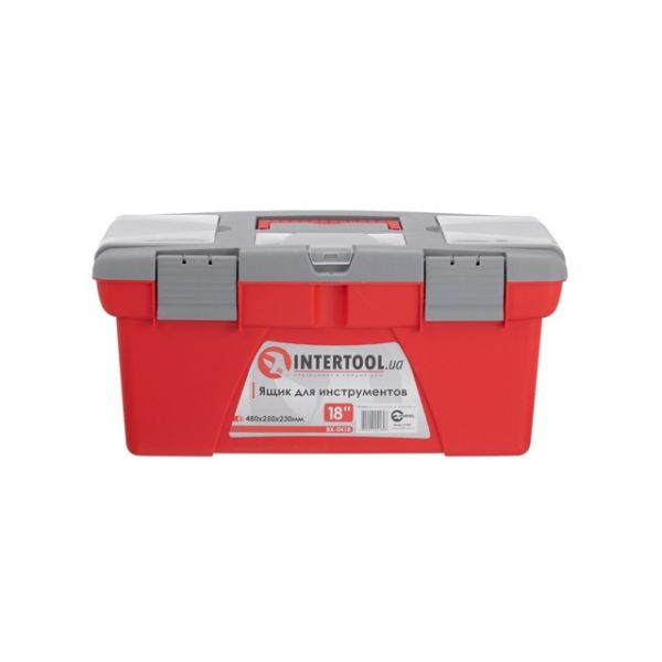 Ящик для інструментів 18" 480*250*230 мм INTERTOOL BX-0418