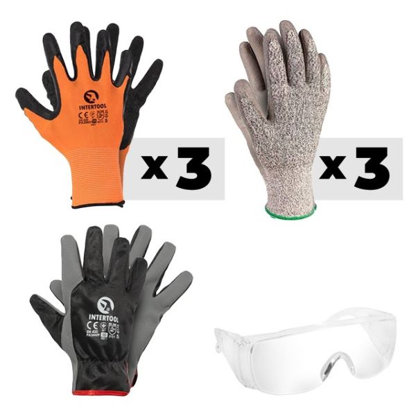 Набір для надзвичайних ситуацій "Стандарт" INTERTOOL BX-1007