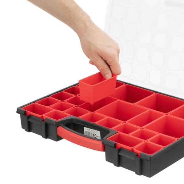 Органайзер 16 ", 24 лотка, 41.5х33х6 см INTERTOOL BX-4033