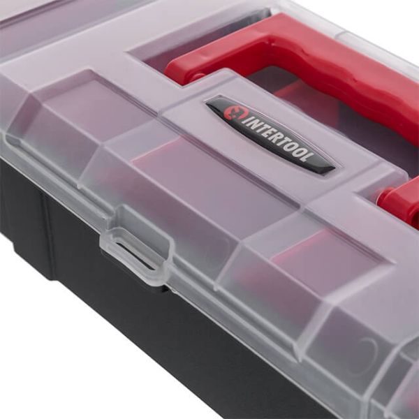 Органайзер 18", 7 комірок, 6 знімних перегородок, 460*165*91 мм INTERTOOL BX-4042