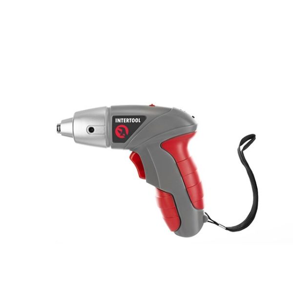 Викрутка акумуляторна 3.6V, NiCd, кейс+насадки INTERTOOL DT-0301
