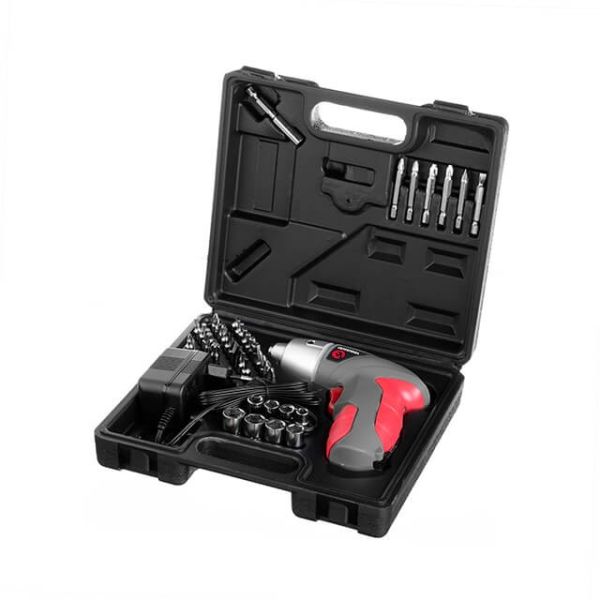 Викрутка акумуляторна 3.6V, NiCd, кейс+насадки INTERTOOL DT-0301