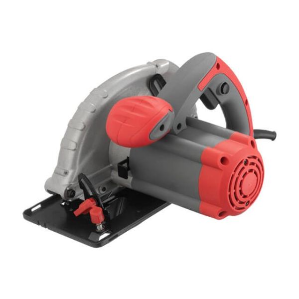 Пила дискова 1300 Вт, 5000 об/хв, кут нахилу 0-45°, глибина розпилу 41/57 мм, диск 185*20 мм INTERTOOL DT-0613