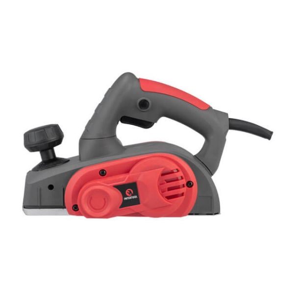 Електрорубанок, 650 Вт, 16000 об/хв, 0-2 мм, ніж 82 мм INTERTOOL DT-0745