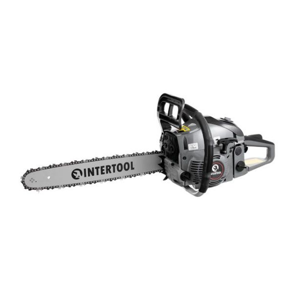 Бензопила (мотопила) ланцюгова 2,2 кВт, 52 см3, 3200 об/хв, шина 45 см INTERTOOL DT-2208