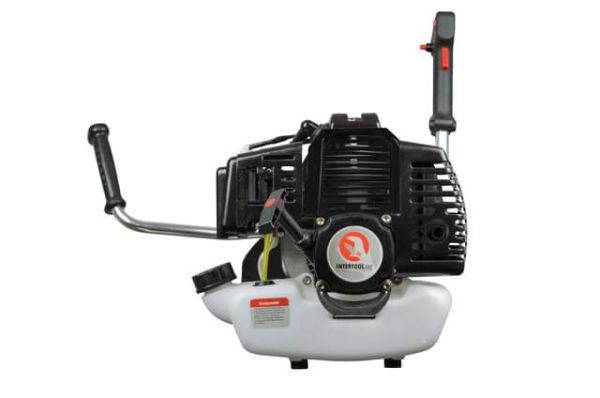 Мотокоса 1,5 кВт, 43 см³, котушка, 3-лопатевий ніж, плечовий пасок INTERTOOL DT-2231