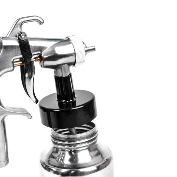 Фарбопульт електричний HVLP 600 Вт, форсунка 1.8 мм, бачок 1л., 0.14-0.70 Бар, 450-550 мл / хв INTERTOOL DT-5060