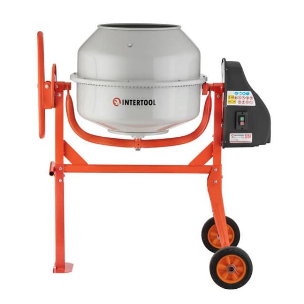 Бетонозмішувач 550 Вт, 125 л, 24-29 об/хв INTERTOOL DT-9120