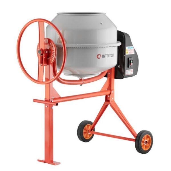 Бетонозмішувач 550 Вт, 125 л, 24-29 об/хв INTERTOOL DT-9120