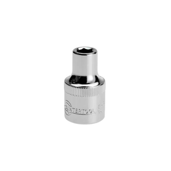 Голівка шестигранна 1/2" 8мм x 38мм CrV INTERTOOL ET-0008