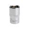 Голівка шестигранна 1/2" 17мм x 38мм CrV INTERTOOL ET-0017