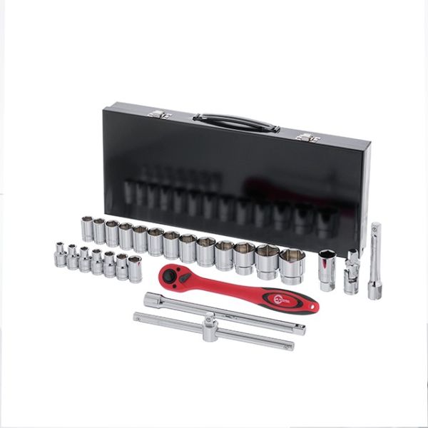 Набір інструментів професійний 1/2", 26 од. (гол. 8-32 мм) INTERTOOL ET-6027