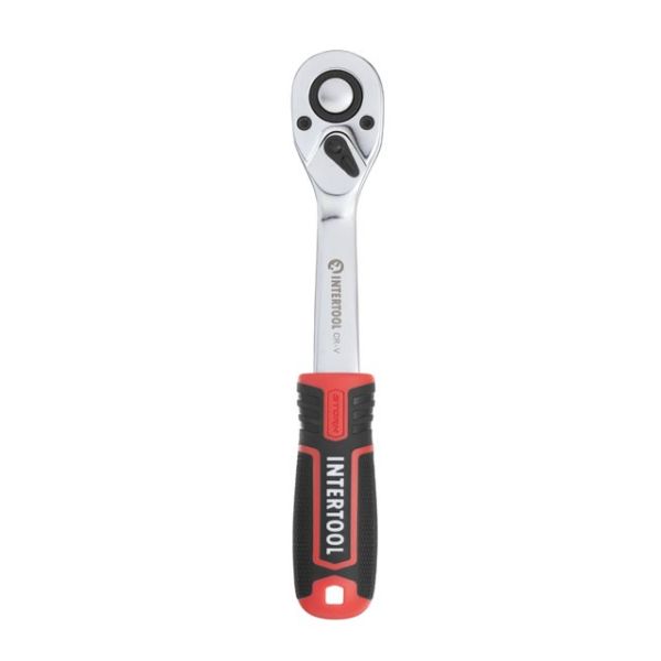 Рукоятка із храповим механізмом на 72 зуба 1/2", Cr-V, STORM INTERTOOL ET-8003