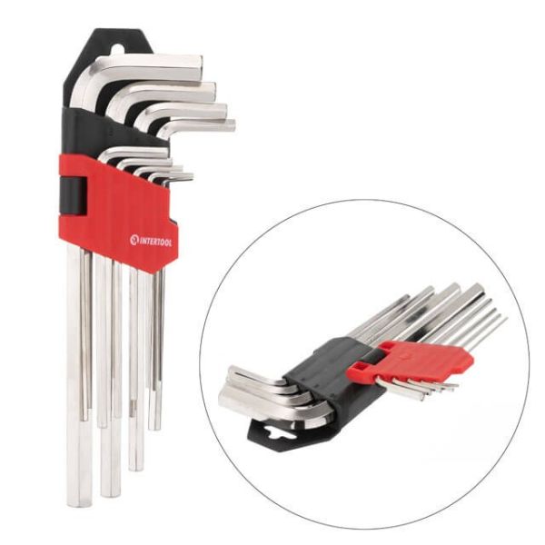 Набір інструментів 1/2" & 3/8" & 1/4", 126 од., Cr-V STORM INTERTOOL ET-8126