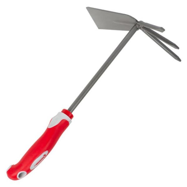 Сапа з мотикою садова 250 мм * 150 мм з комбінованою рукояткою INTERTOOL FT-0033