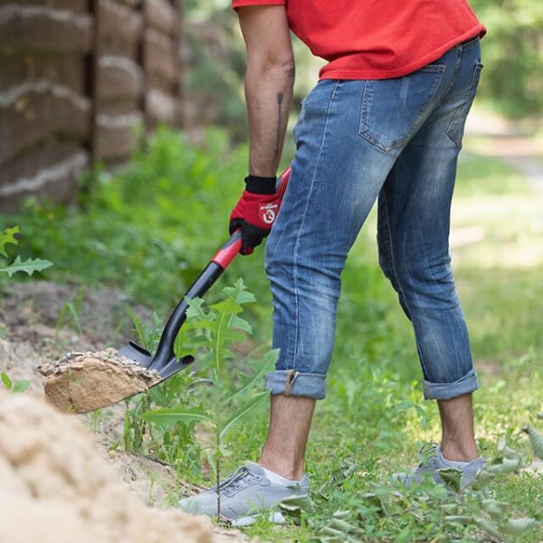 Лопата штикова, ручка з фібергласу, 217х290х1050 мм INTERTOOL FT-2013