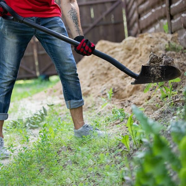 Лопата штикова, ручка з фібергласу, 217х290х1050 мм INTERTOOL FT-2013