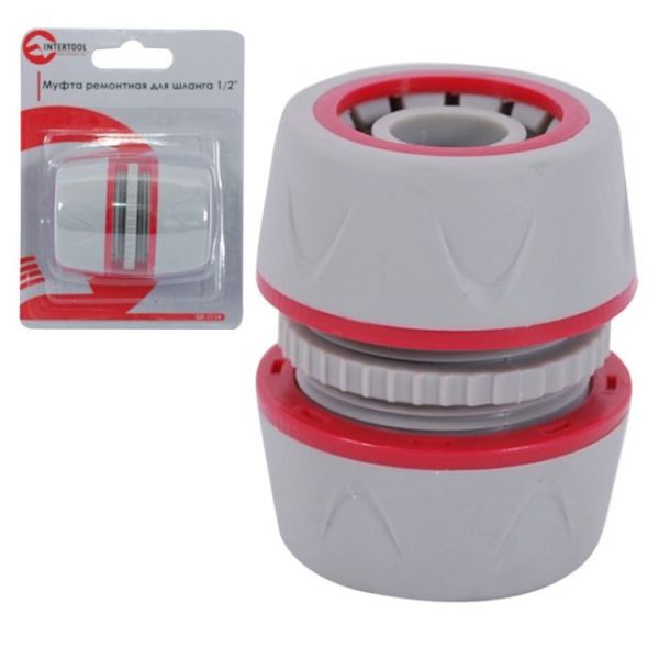 Муфта ремонтно-з'єднувальна для шланга 3/4" INTERTOOL GE-1114