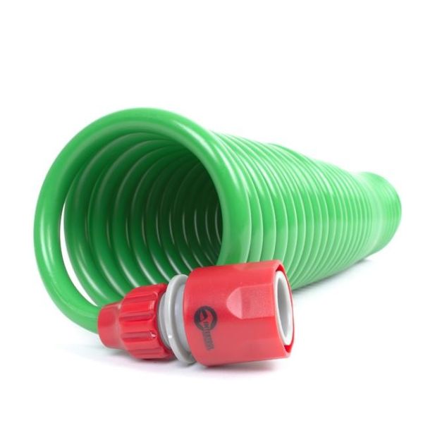 Шланг спіральний 7,5 м з конекторами INTERTOOL GE-4001