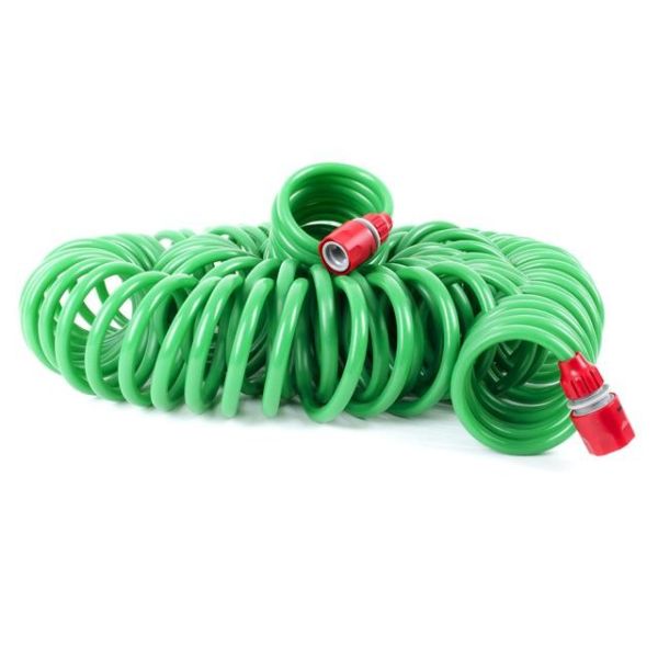 Шланг спіральний 30 м з конекторами INTERTOOL GE-4003