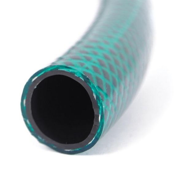 Шланг садовий, тришаровий, зелений, у відрізках по 50м, 12ммx2ммx50м, армований INTERTOOL GE-4026