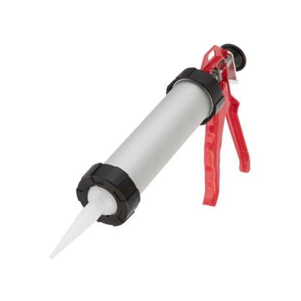 Пістолет для видавлювання силікону 225 мм INTERTOOL HT-0025