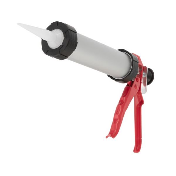 Пістолет для видавлювання силікону 225 мм INTERTOOL HT-0025