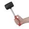 Киянка гумова 900г.90 мм,чорна гума,металева ручка INTERTOOL HT-0233