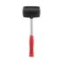 Киянка гумова 900г.90 мм,чорна гума,металева ручка INTERTOOL HT-0233