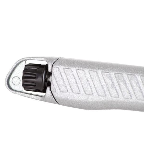 Ніж металевий посилений, лезо 9 мм, гвинтова фіксація леза INTERTOOL HT-0509
