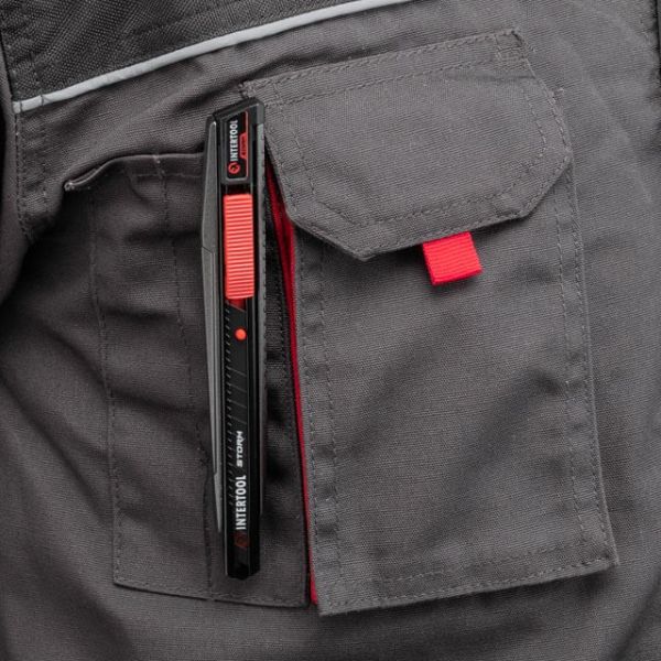 Ніж сегментний 9мм, алюмінієвий, Storm INTERTOOL HT-0533