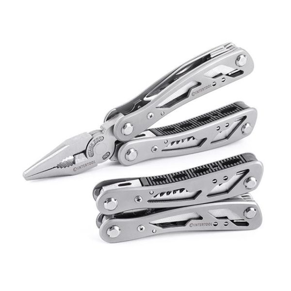 Мультиінструмент 12 в 1 з чохлом. INTERTOOL HT-0540