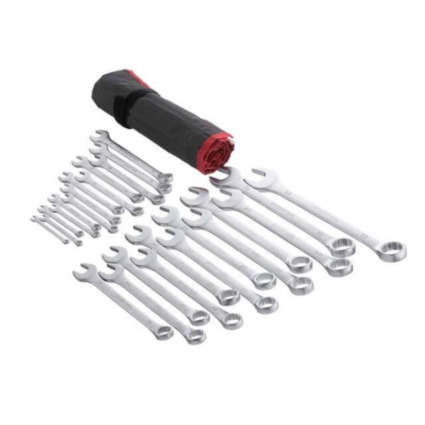 Набір ключів комбінованих, 25 шт. (Чохол) 6-32 мм CrV INTERTOOL HT-1200