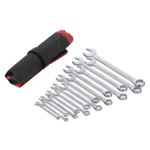 Набір ключів комбінованих 15 шт., 6-19, 22 мм CrV INTERTOOL HT-1204