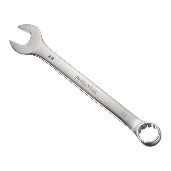 Ключ комбінований 32 мм CrV INTERTOOL HT-1232