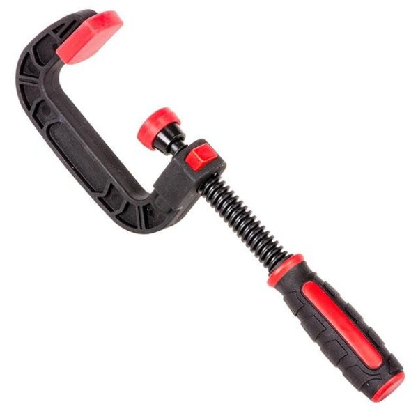 Струбцина типу "С", 3"/ 75 мм, нейлонова INTERTOOL HT-6012