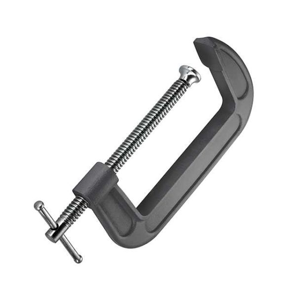 Струбцина тип "G" 5", довжина 125мм INTERTOOL HT-6017