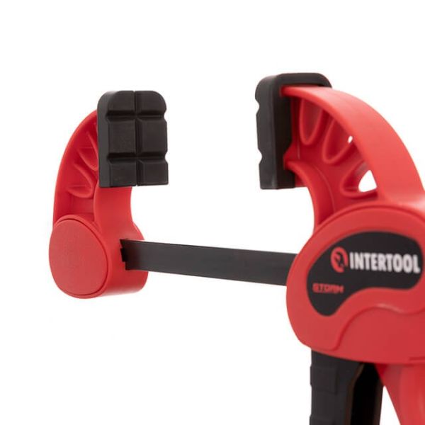 Струбцина автомат 450 * 60мм, зусилля затиску до 70 кг INTERTOOL HT-6145