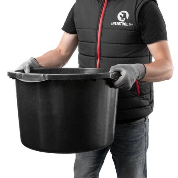 Таз будівельний круглий 45 л. INTERTOOL KT-0045